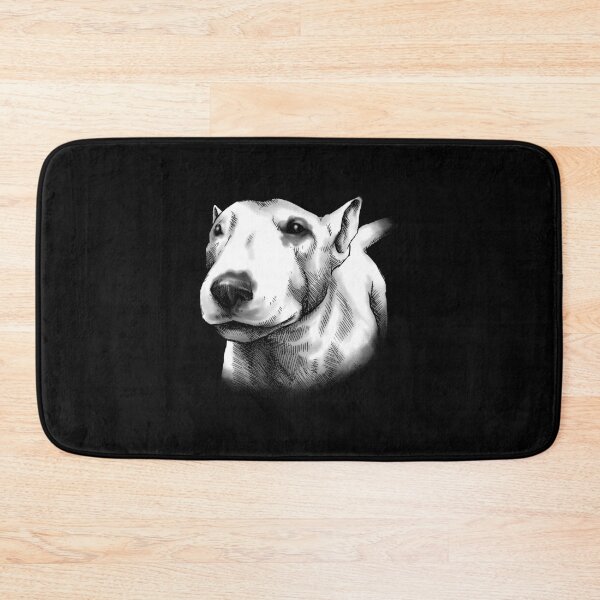 Item preview, Bull Terrier Dog Portrait (monochromatic) designed and sold by MMMSdesigns.