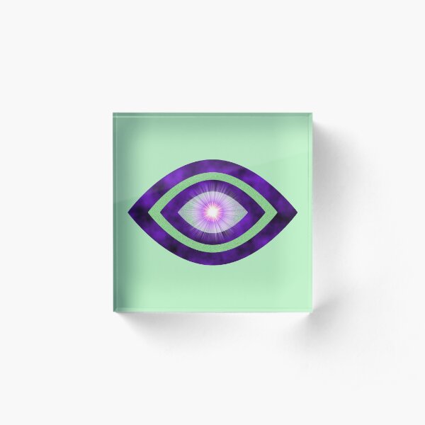 Yoga Eye Acrylic Block