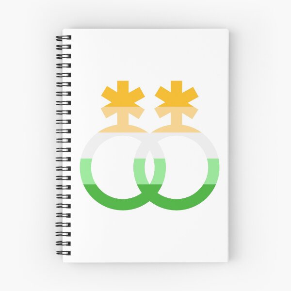 Item preview, nblnb, interlocking symbols with enbian flag designed and sold by Skyler Orion X.