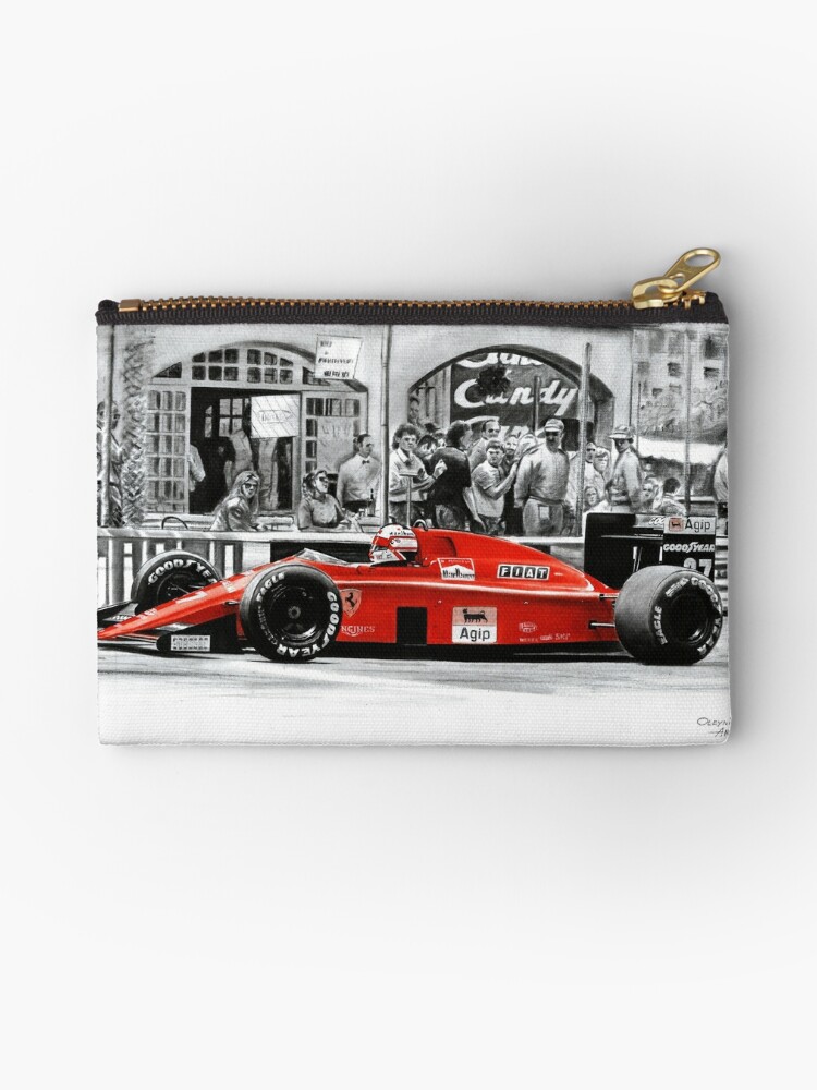 Ferrari F1 89 Nigel Mansell, Monaco GP | Zipper Pouch