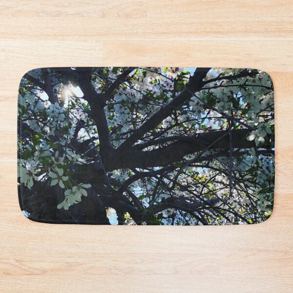Item preview, Elegant White flowering Spring Cherry tree photo  designed and sold by hollycooper.