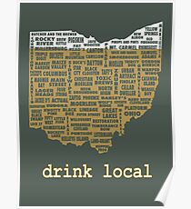 Lokales Getränk - Ohio-Bier-Hemd Poster