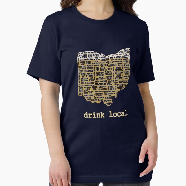 Item preview, Drink Local - Ohio Beer Shirt designed and sold by uncmfrtbleyeti.