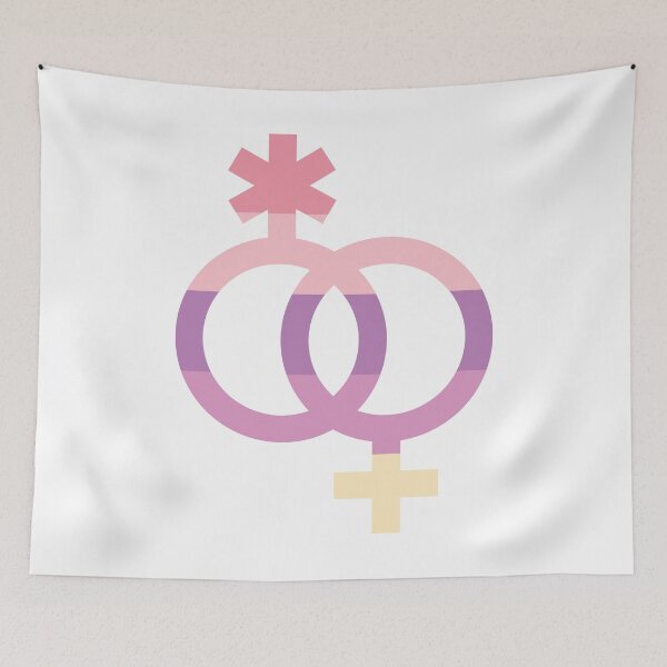 Item preview, wlnb, interlocking symbols with asterian flag designed and sold by Skyler Orion X.