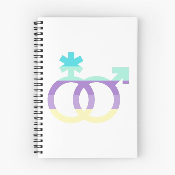 Item preview, mlnb, interlocking symbols with astroidian flag designed and sold by Skyler Orion X.