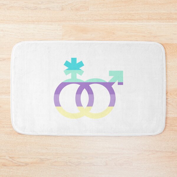 Item preview, mlnb, interlocking symbols with astroidian flag designed and sold by Skyler Orion X.
