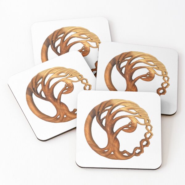 Item preview, Wind Blown Tree & Moon Wood Carving, Tree of Life Art, Crescent Moon designed and sold by SignsOfSpirit.