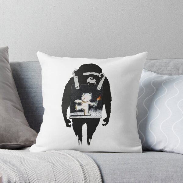 Item preview, Banksy - Chimpanzee Molotov Bear designed and sold by RafikCreations.