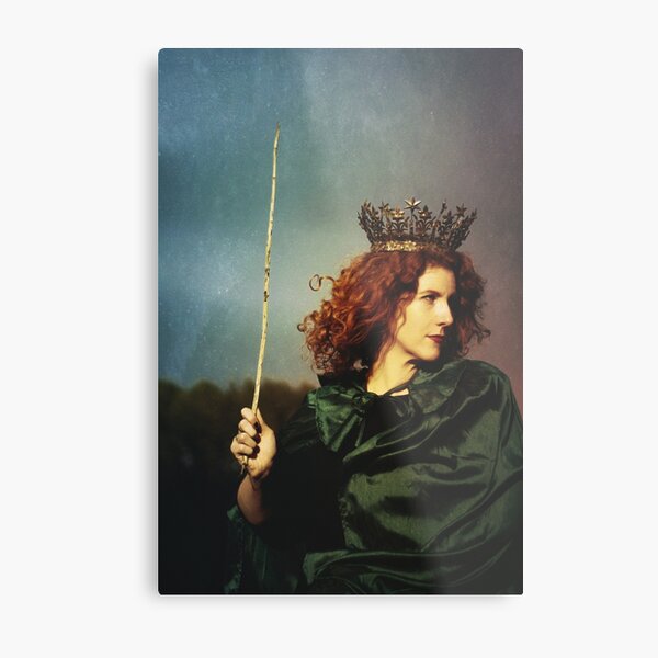 Queen of Wands Metal Print