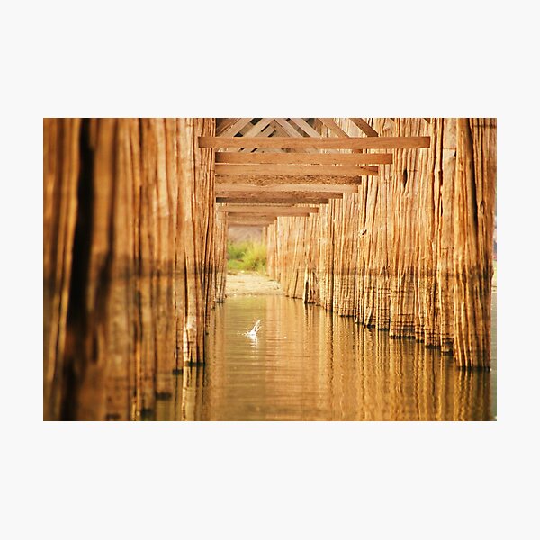 Item preview, Under The U Bein Bridge designed and sold by Liza Barlow.
