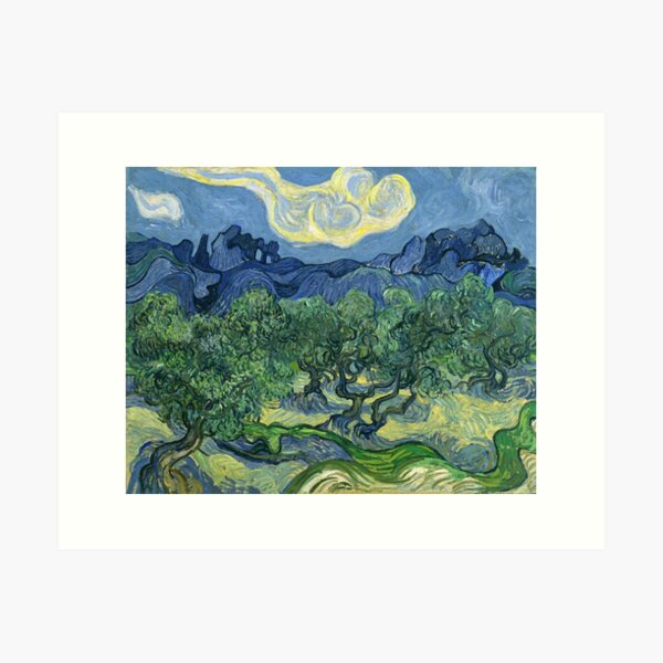 The Olive Trees by Vincent van Gogh Art Print