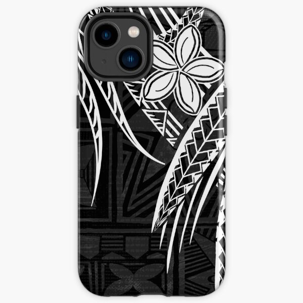 Vintage Samoan Tapa print iPhone Tough Case