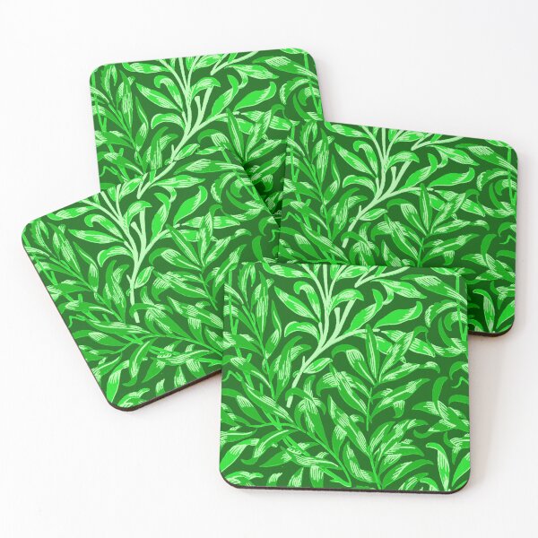 Item preview, William Morris Willow Bough, Emerald and Jade Green designed and sold by Marymarice.