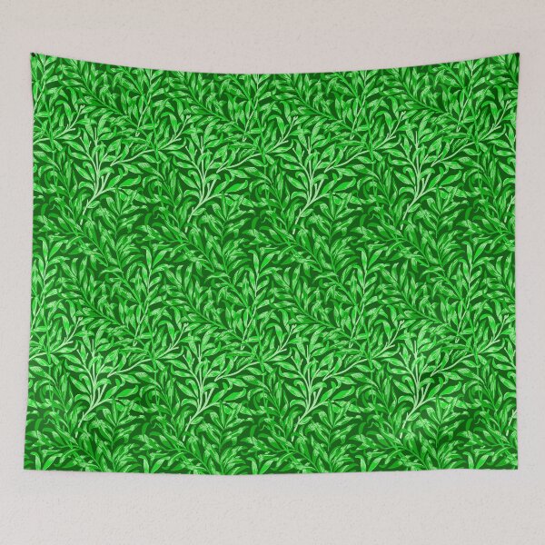 Item preview, William Morris Willow Bough, Emerald and Jade Green designed and sold by Marymarice.