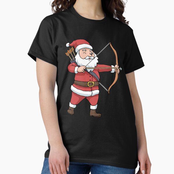 Item preview, Christmas Archery Arrow Bow Hunting Santa Claus designed and sold by DSWShirts.