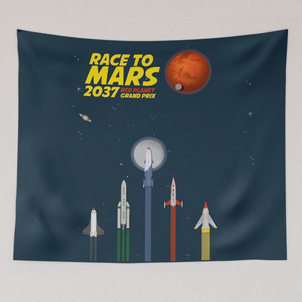 Item preview, Race To Mars designed and sold by rogue-design.