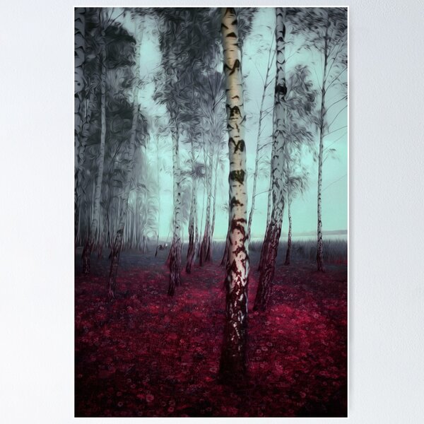 Item preview, Enchanted Birches  designed and sold by dandelionimage.