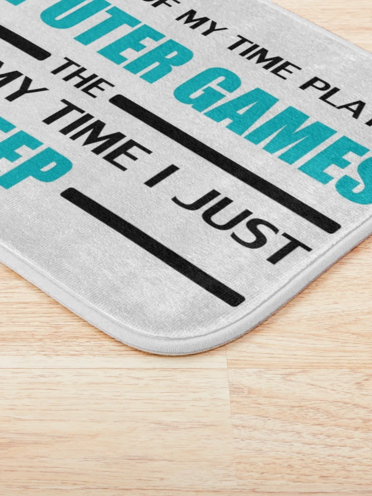 Thumbnail 3 of 6, Bath Mat, Computer Games designed and sold by RixzStuff.