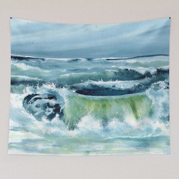 Item preview, Yearning for the sea, waves and beach designed and sold by Bettina Kröger.
