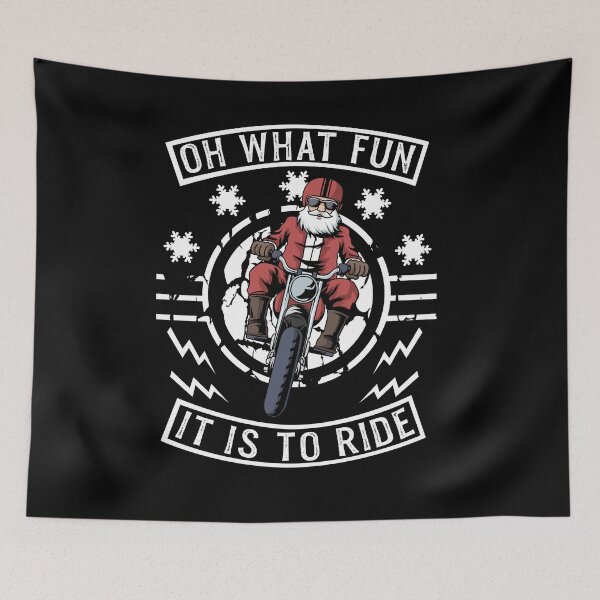 Item preview, Christmas Motorcycle Santa Claus Biker Dad Bike Riding designed and sold by DSWShirts.
