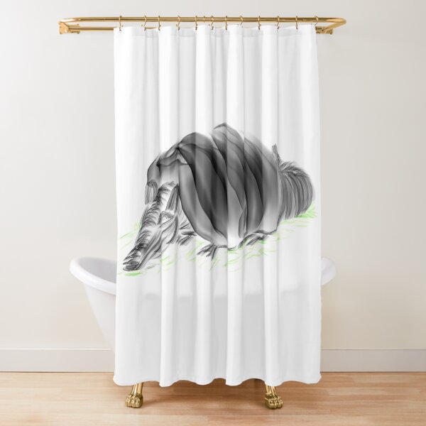 The sleeping armadillo Shower Curtain