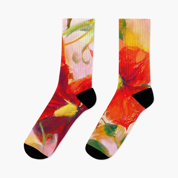 Item preview, Copy of Clematis - orange pink and yellow designed and sold by Ksenia Annis.