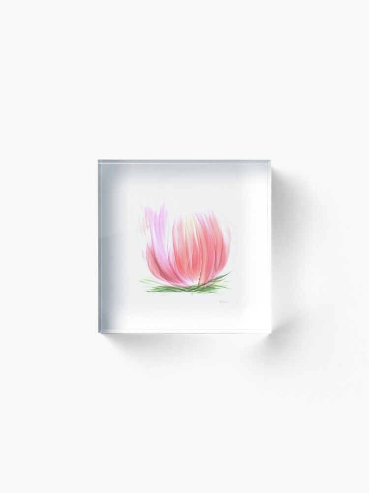 Alternate view of The Water lily Acrylic Block