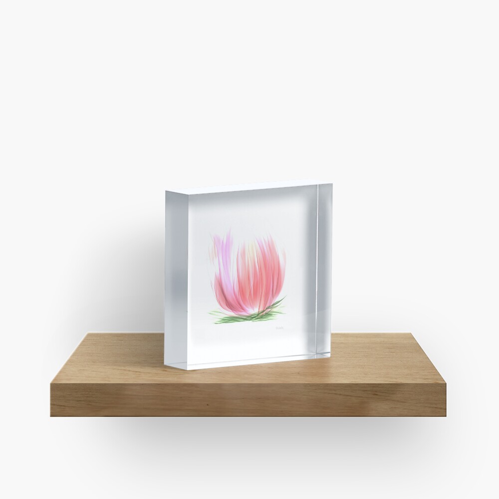 The Water lily Acrylic Block
