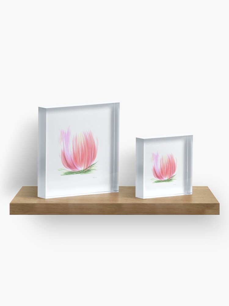 Alternate view of The Water lily Acrylic Block