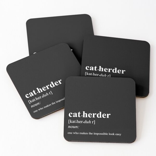 Item preview, cat herder designed and sold by ellecapitano.