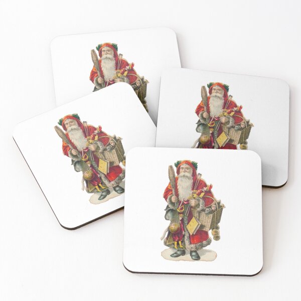 Item preview, Weavernap,  Vintage Christmas - Santa Claus with a Basket of Toys designed and sold by weavernap.