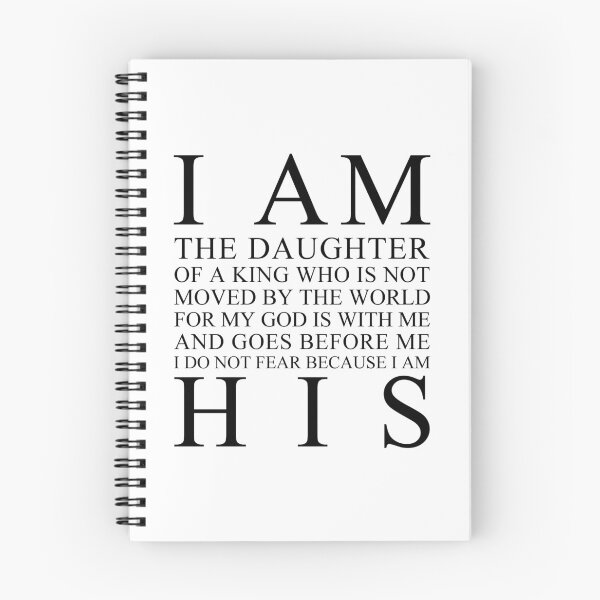 Item preview, I Am The Daughter Of A King designed and sold by 4wordsmovement.