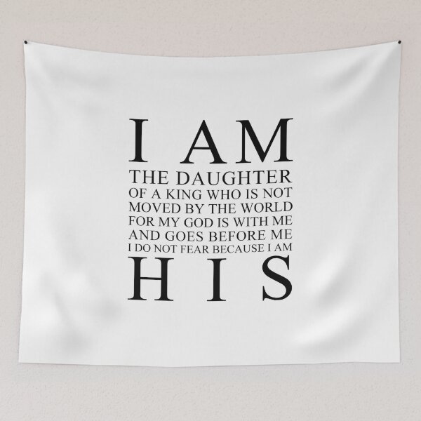Item preview, I Am The Daughter Of A King designed and sold by 4wordsmovement.