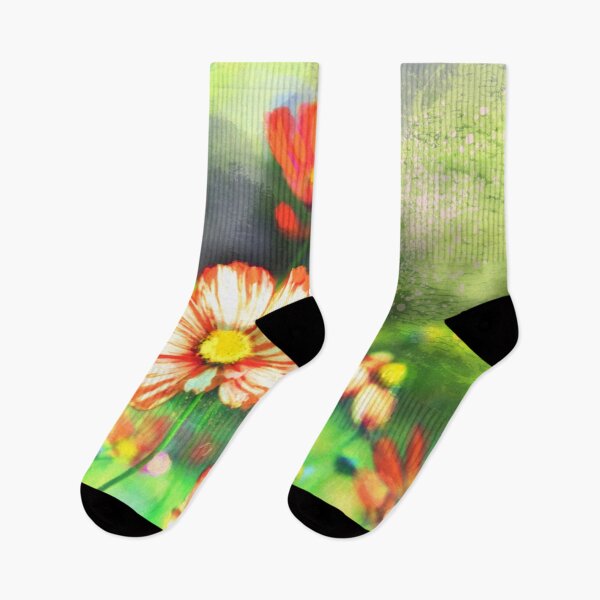 Item preview, Wild flowers -  bright orange designed and sold by Ksenia Annis.