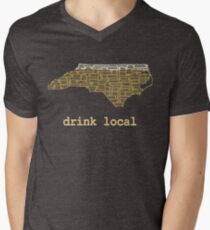 Drink Local - North Carolina Beer Shirt Men's V-Neck T-Shirt