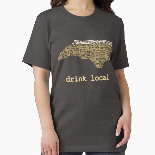 Item preview, Drink Local - North Carolina Beer Shirt designed and sold by uncmfrtbleyeti.