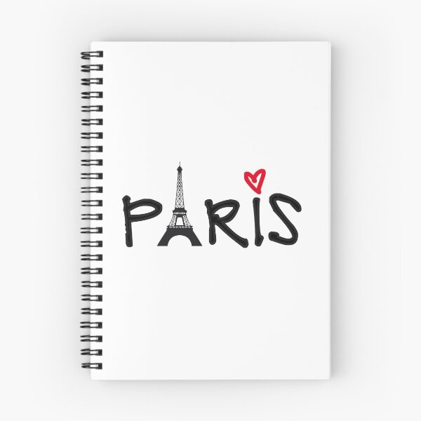 Item preview, Paris with Eiffel tower and red heart designed and sold by beakraus.