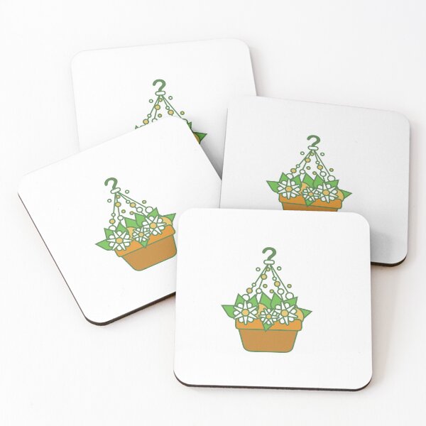 Item preview, Hanging Flower Pot Sticker designed and sold by ArtistCatarina.
