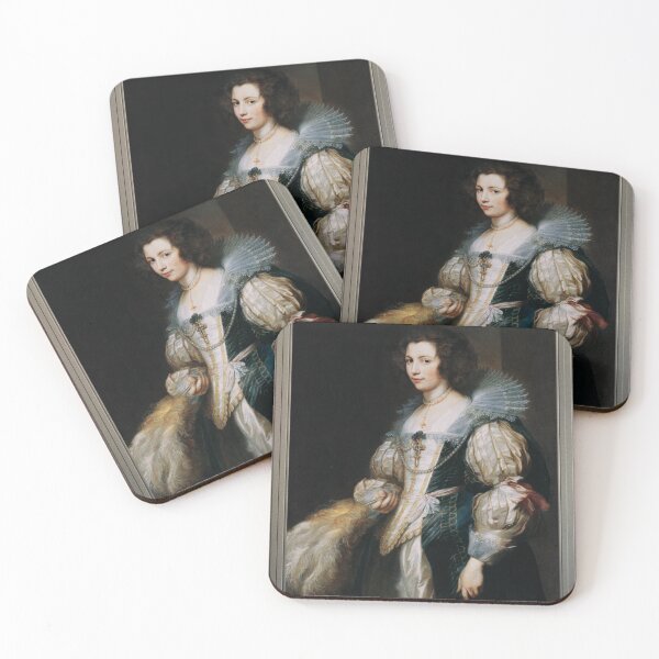 Item preview, Portrait of Marie-Louise de Tassis by Anthony van Dyck designed and sold by Xzendor7 Digital Art Creations.