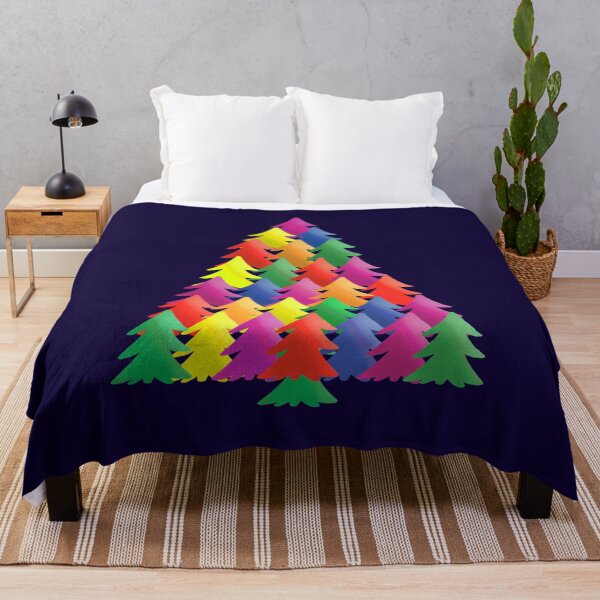 Artikelvorschau, Regenbogen-Weihnachtsbaum, Pride Christmas, bunter Weihnachtsbaum, Mehrfarbenweihnachtsbaum entworfen und verkauft von MoCatDesigns.