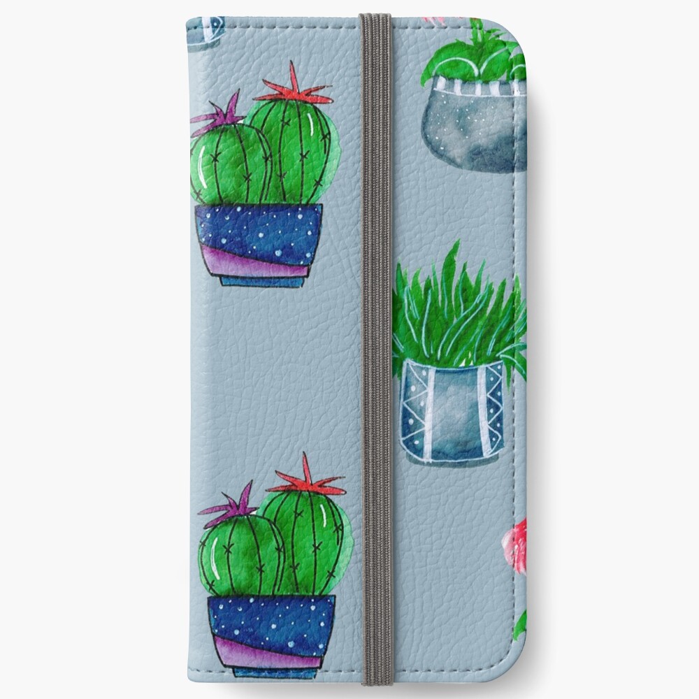 Cacti pattern iPhone Wallet