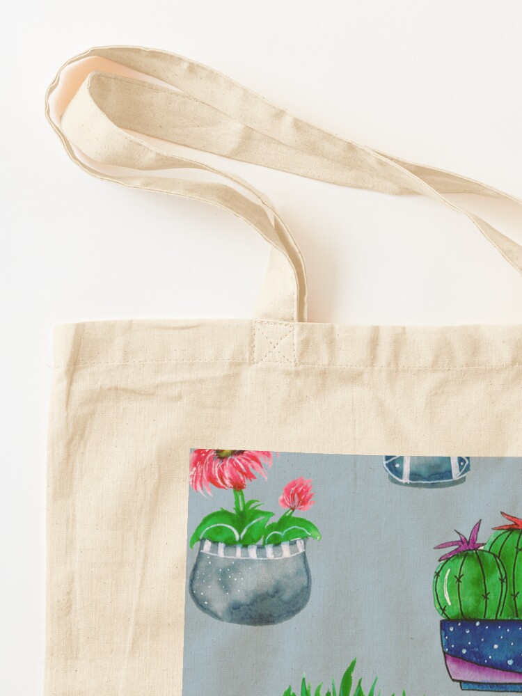 Alternate view of Cacti pattern Tote Bag