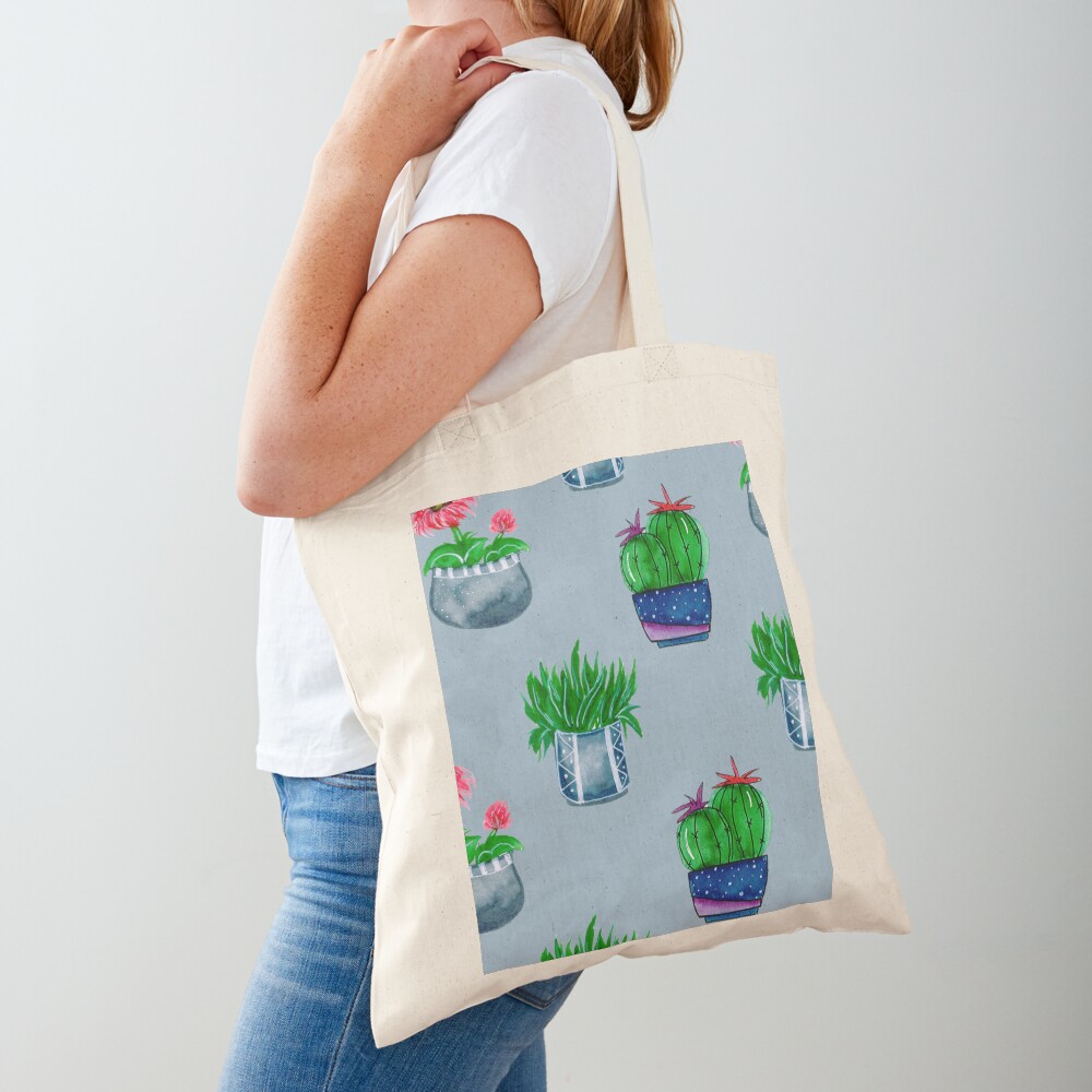 Cacti pattern Tote Bag