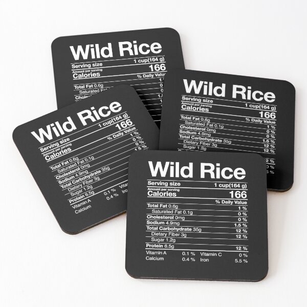 Item preview, Wild Rice Nutritional Fact Thanksgiving Costume Turkey Day  designed and sold by Nikolaienko Artem.