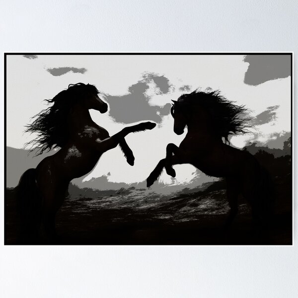 Item preview, Battle of the Horses designed and sold by NaturePrints.