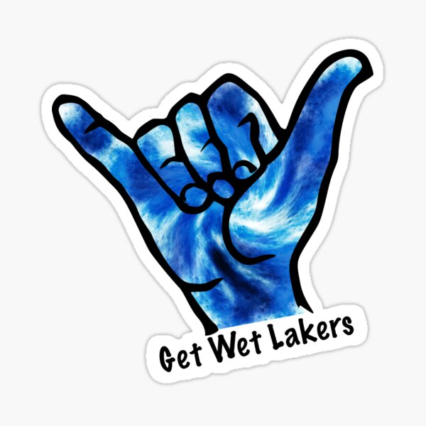 Vista previa del artículo con la obra «Mojarse lakers», diseñado y vendido por sydgrace4.