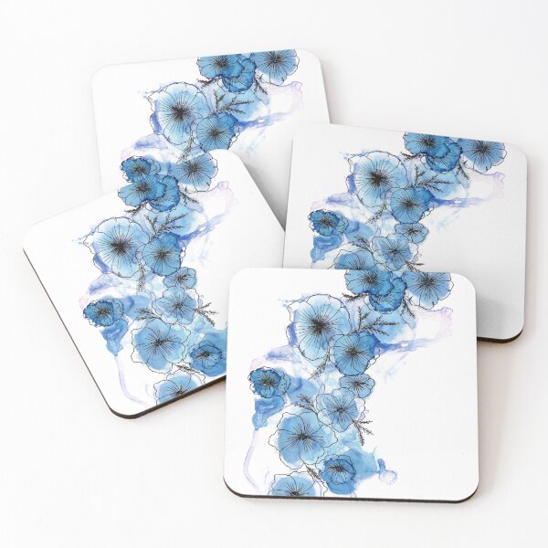 Item preview, Blue Liquid Flowers designed and sold by Kris  Kivu.