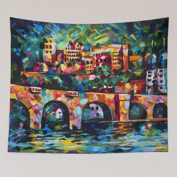 Item preview, Heidelberg Castle Landscape designed and sold by TaleracaArt.