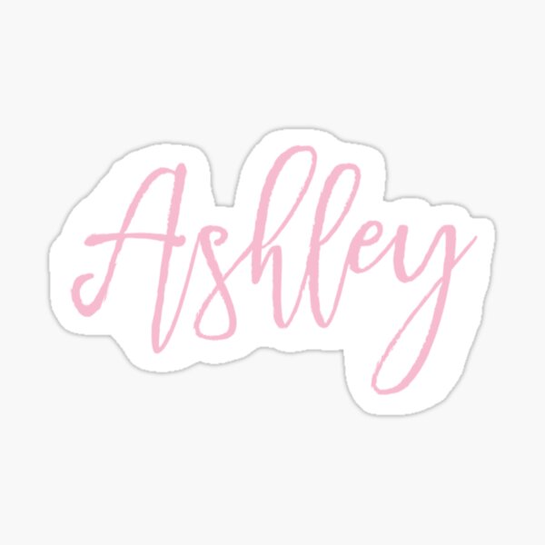 Ashley Name Stickers | Redbubble