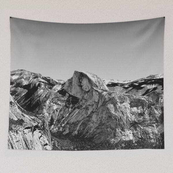 Item preview, Half Dome Black and White designed and sold by Jared Davies.